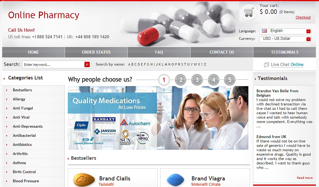 pharmacy interface