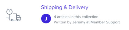 4 articles about delivery