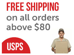 free shipping for orders more $80