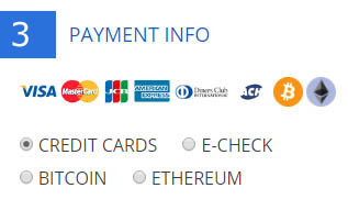 lots of payment options