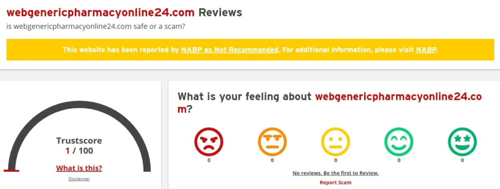 scamadviser rating the lowest